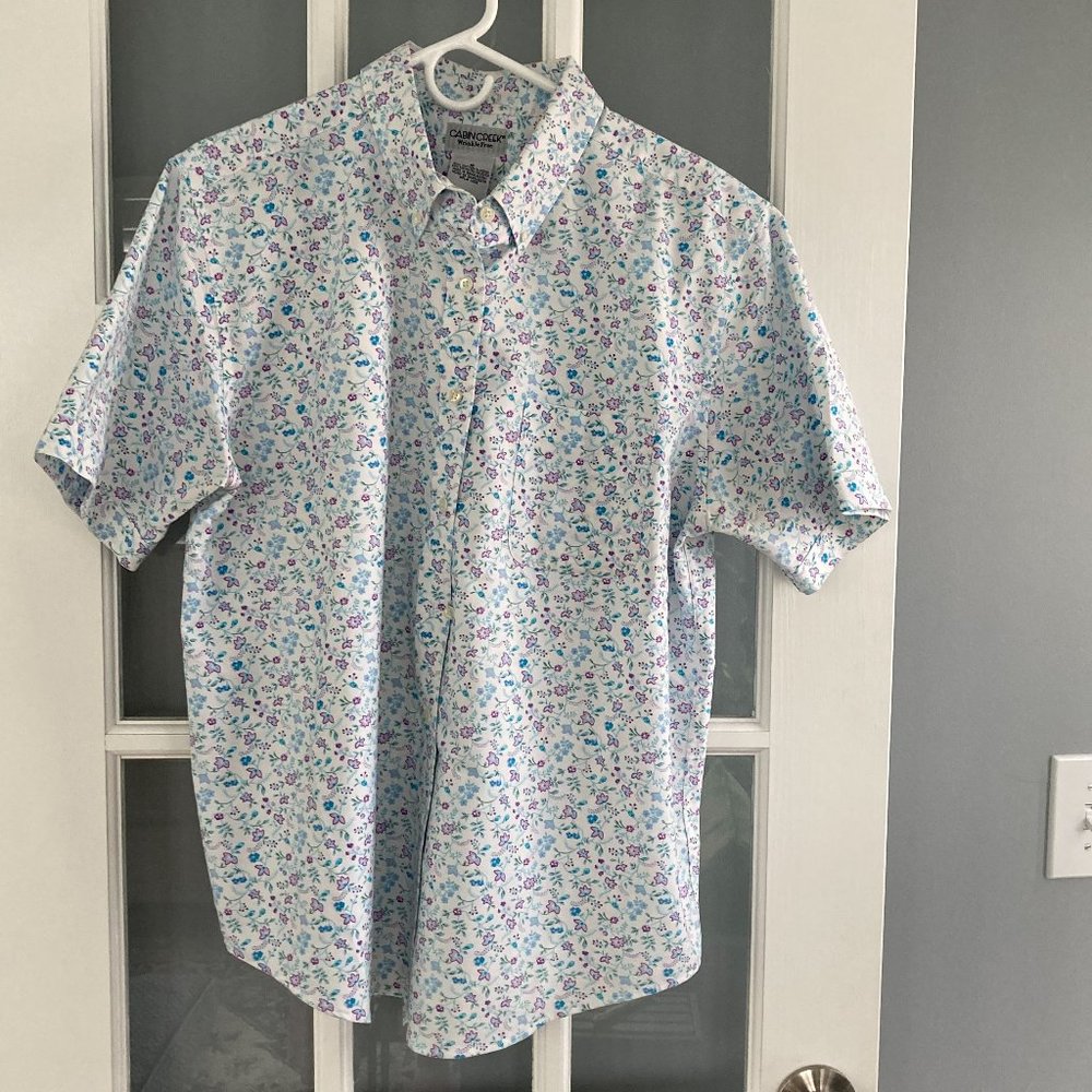 Cabin Creek Wrinkle Free Short Sleeve